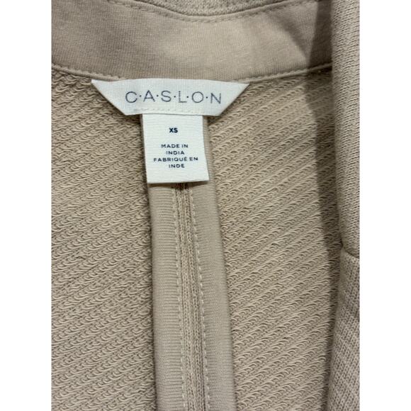 CASLON Tan Blazer Size XS NEW WITH TAGS NWT Beige Tan Khaki Spring Summer Coat - Picture 5 of 7
